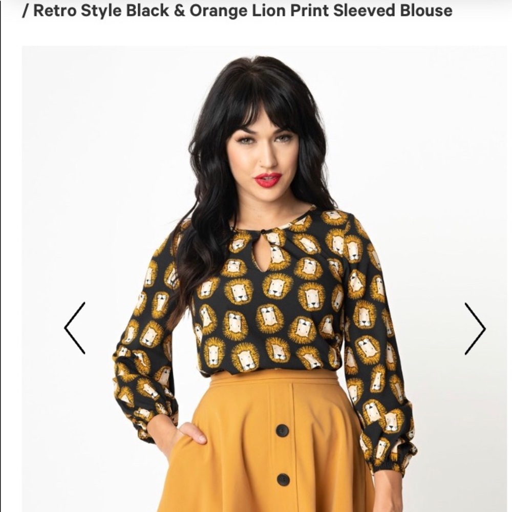 Brand new retro style blouse